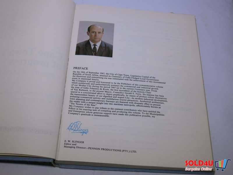 Cape Town`s 100 Years of Progress by E.W.Slinger