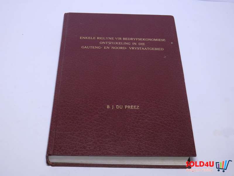Enkele riglyne vir bedryfsekonomiese ontwikkeling in die Gauteng en Noord Vrystaatgebied 1996