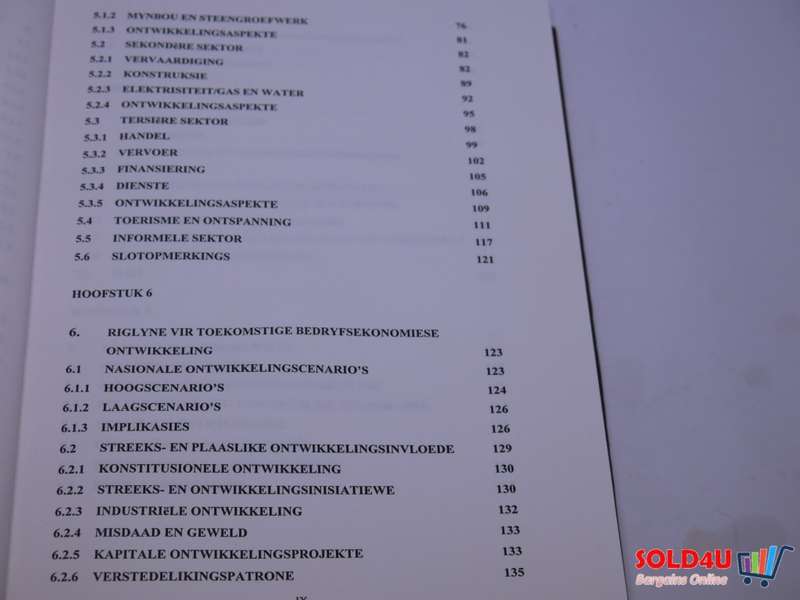 Enkele riglyne vir bedryfsekonomiese ontwikkeling in die Gauteng en Noord Vrystaatgebied 1996