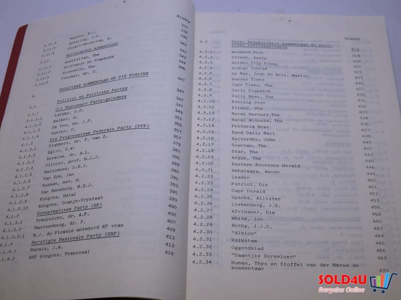 Instituut vir eietydse geskiedenis- Universiteit Van Die Oranje-Vrystaat - 1982-83