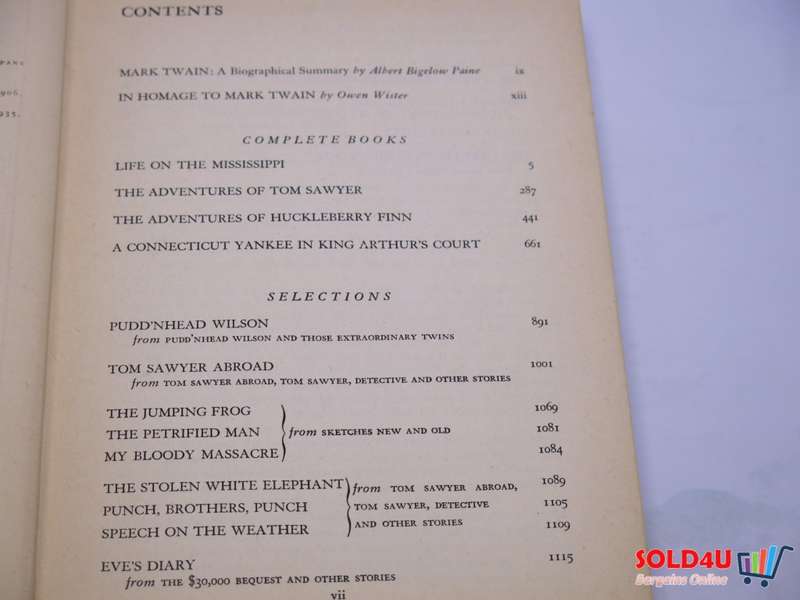 The Favorite Works of Mark Twain 1939 Garden City Deluxe Edition