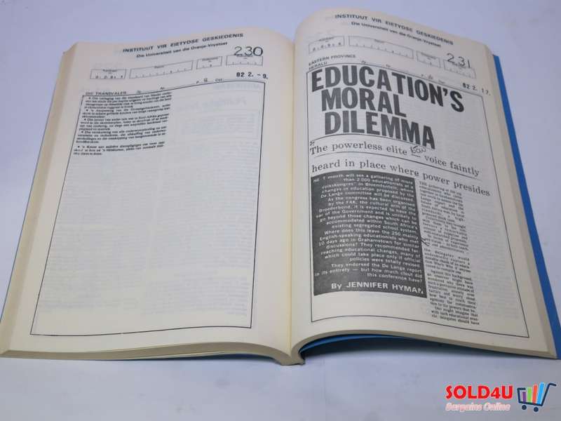 Instituut vir Eietydse Geskiedenis -  Universiteit van die Oranje-Vrystaat - 1981-1982