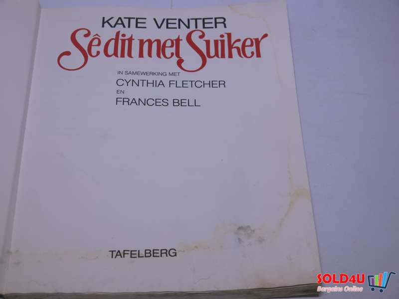 Sê dit met suiker  Kate Venter
