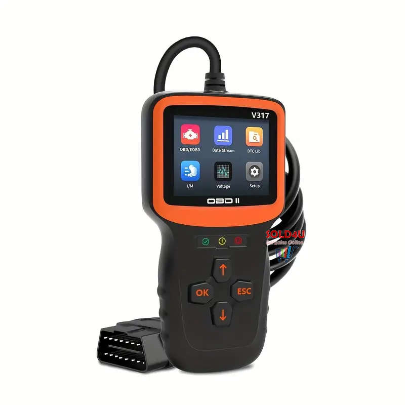 OBD II 2.8 inch Color Car Fault Detector Code Reader OBD2 Scanner Diagnostic Tool