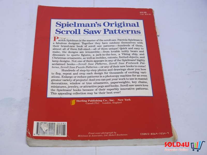 Spielman`s Original Scroll Saw Patterns- Patrick and Patricia Spielman-1990