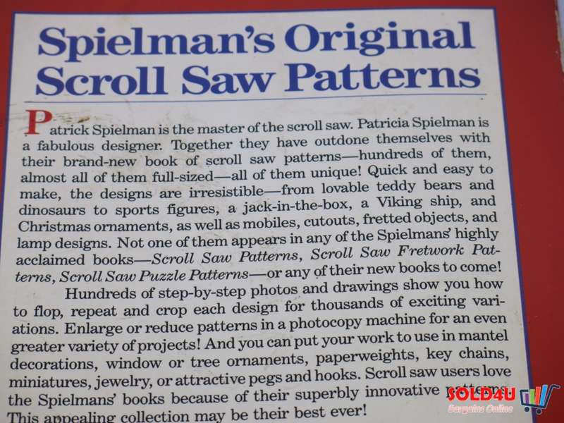 Spielman`s Original Scroll Saw Patterns- Patrick and Patricia Spielman-1990