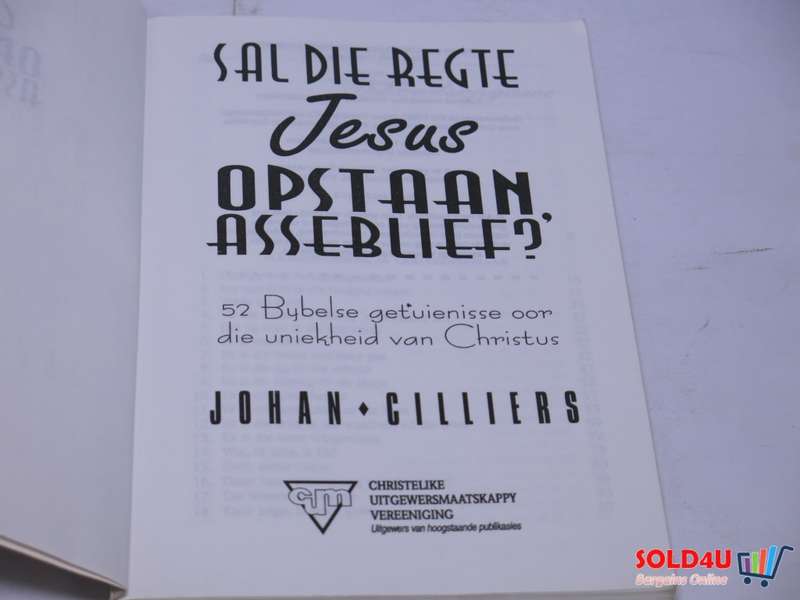 Sal die regte Jesus opstaan asseblief? - Johan Cilliers