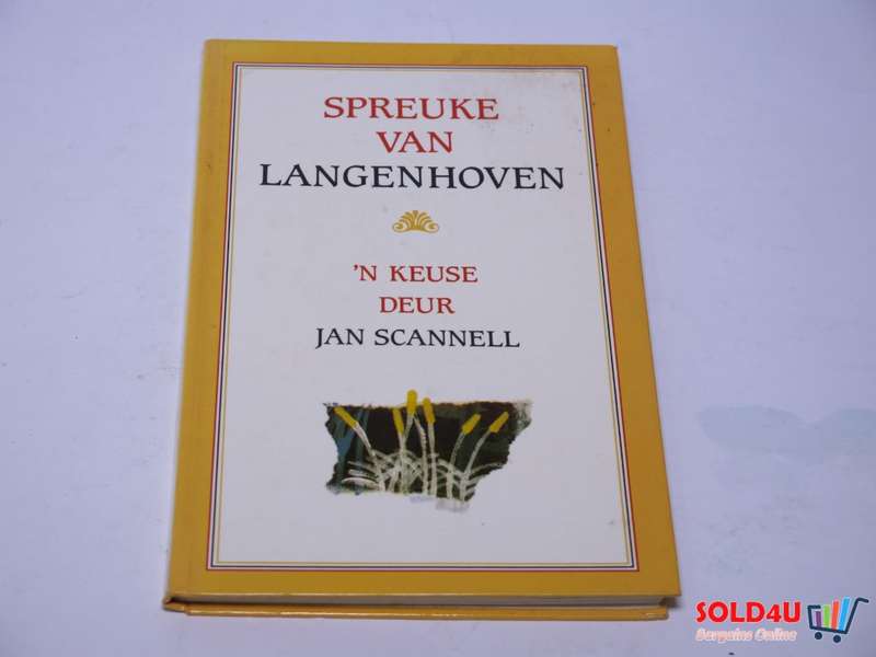Spreuke van Langenhoven: n Keuse deur - Jan Scannell - 1989