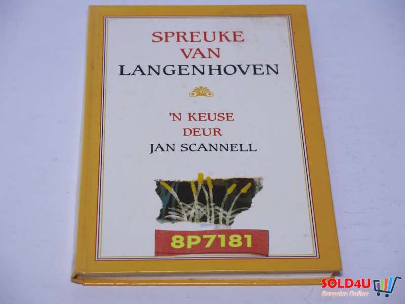 Spreuke van Langenhoven: n Keuse deur - Jan Scannell - 1989