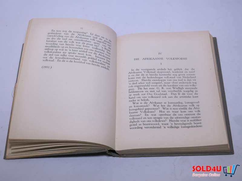 Beskouinge en Feite - S.P.E.Boshoff - 1936