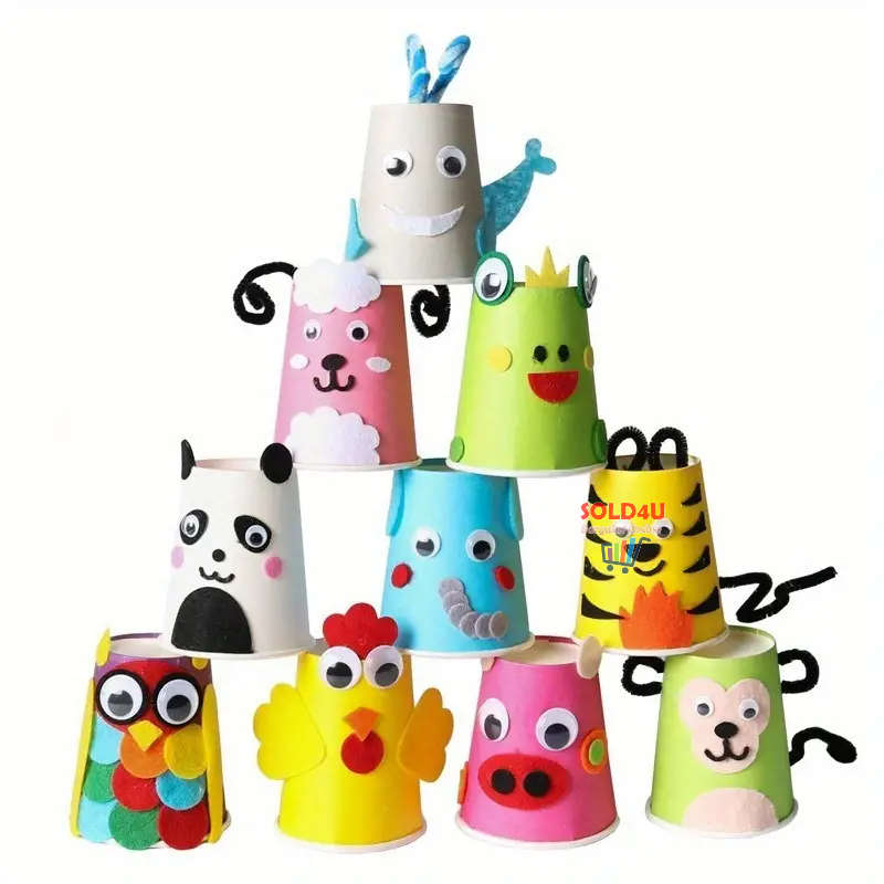 700pcs Mixed Wobble Sticky Googly Eyes Self Adhesive Sticky Eyes 4mm-12mm DIY Scrapbooking Crafts