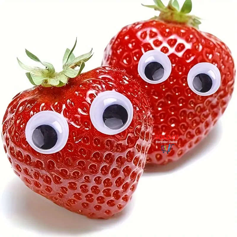 700pcs Mixed Wobble Sticky Googly Eyes Self Adhesive Sticky Eyes 4mm-12mm DIY Scrapbooking Crafts
