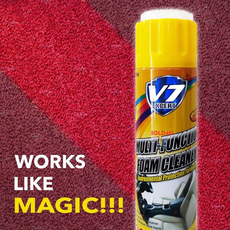 Multipurpose Foam Cleaner 650ML V7 Expert (Pack of 2 x Cans)
