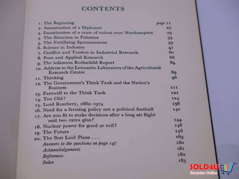 Meditations of a Broomstick - Lord Rothschild