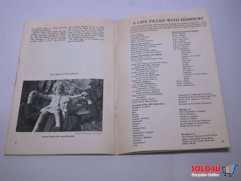 One Man in his Time - A Pictorial review of The Life of Jan Christian Smuts by Phyllis Scarnell Lean