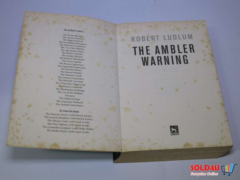 The Ambler Warning - The Brilliant new thriller from the author of The Bourne Identity Robert Ludlum