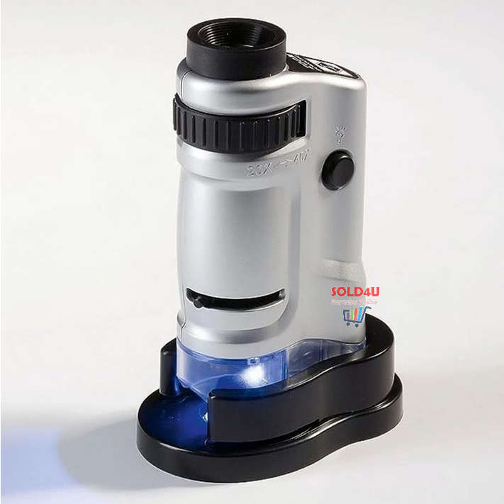Pocket Microscope Monocular Zoom HD Handheld Magnifier