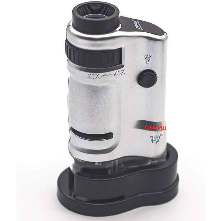 Pocket Microscope Monocular Zoom HD Handheld Magnifier