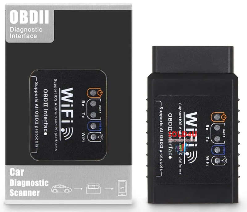 ELM327 WIFI OBD2 OBDII Auto Car Diagnostic Scanner Scan Tool for iOS Android