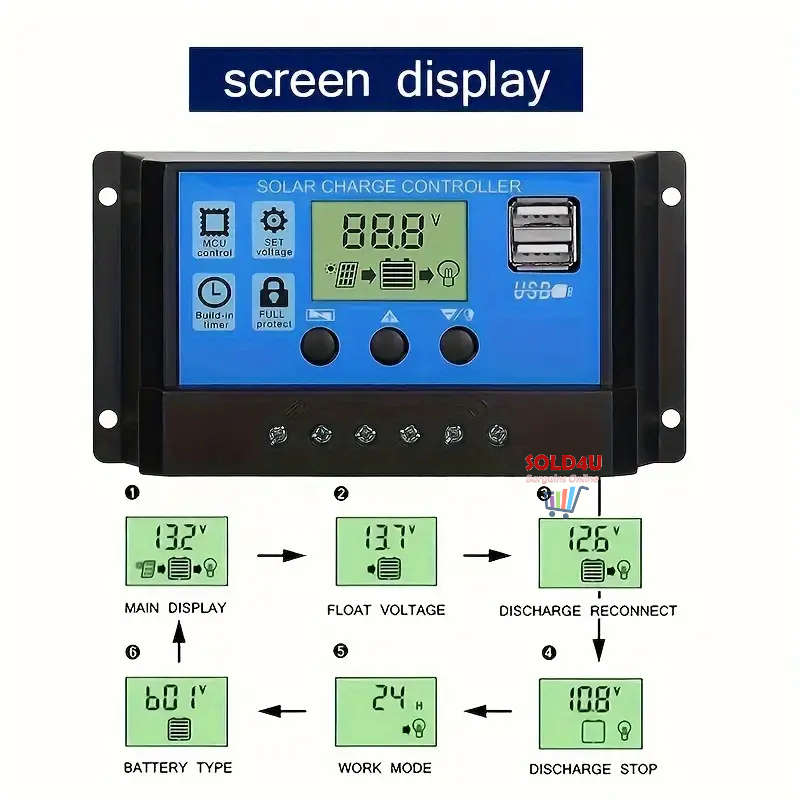 50A Solar Charge Controller