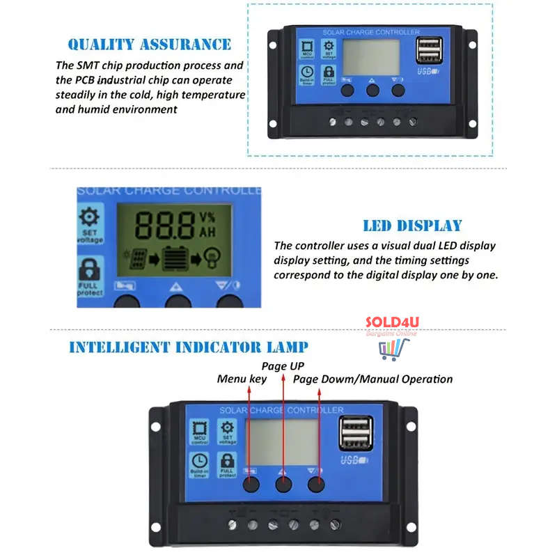 50A Solar Charge Controller