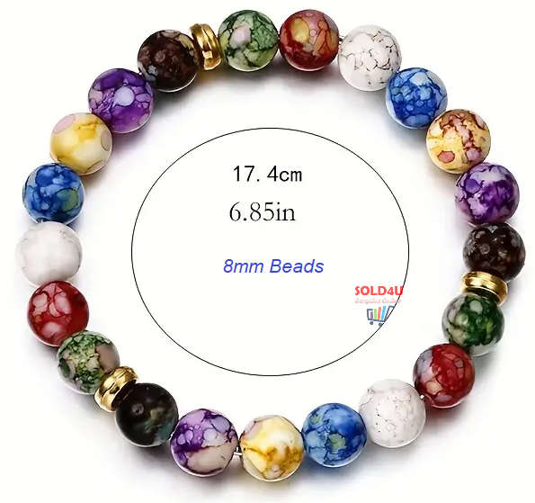 7 Chakra Reiki Healing Stone Bracelet Yoga Balance Energy Jewelry Handmade DIY Beaded Bracelets
