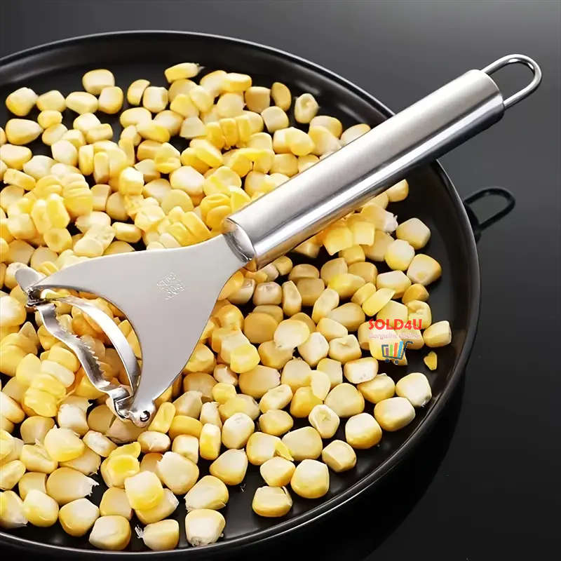 Corn Peeler S/Steel Corn Stripper Easy To Use Corn Kernel Remover Corn Stripper