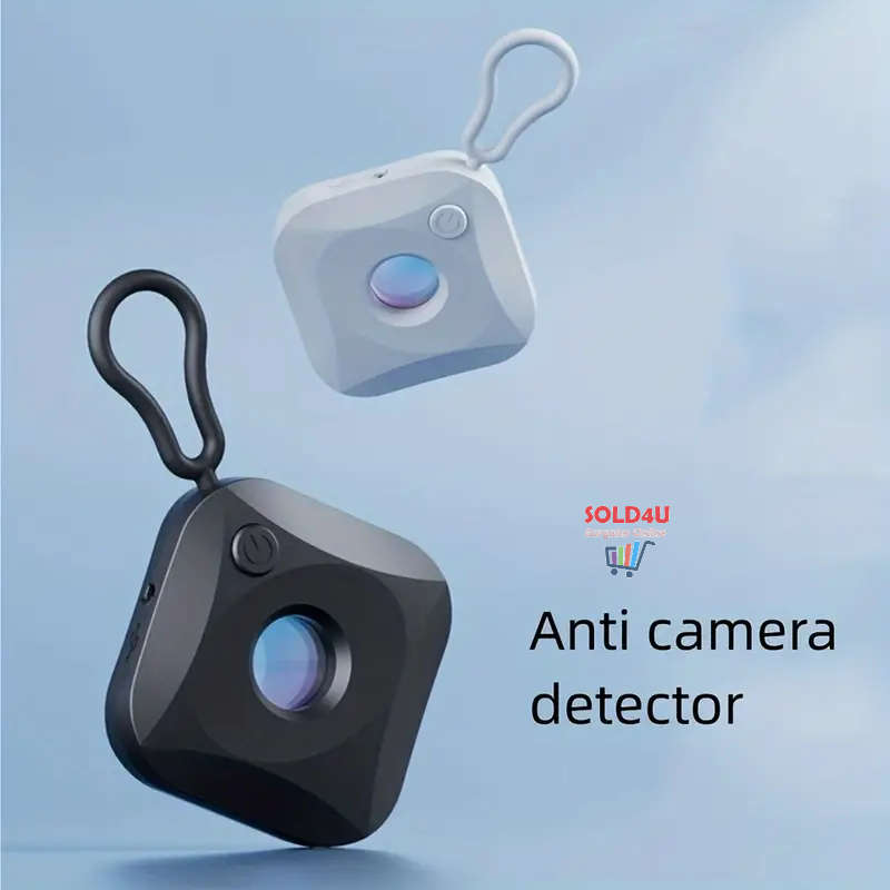 Spy camera detector Mini Travel Portable Infrared Anti-monitoring Detector (Black or White)