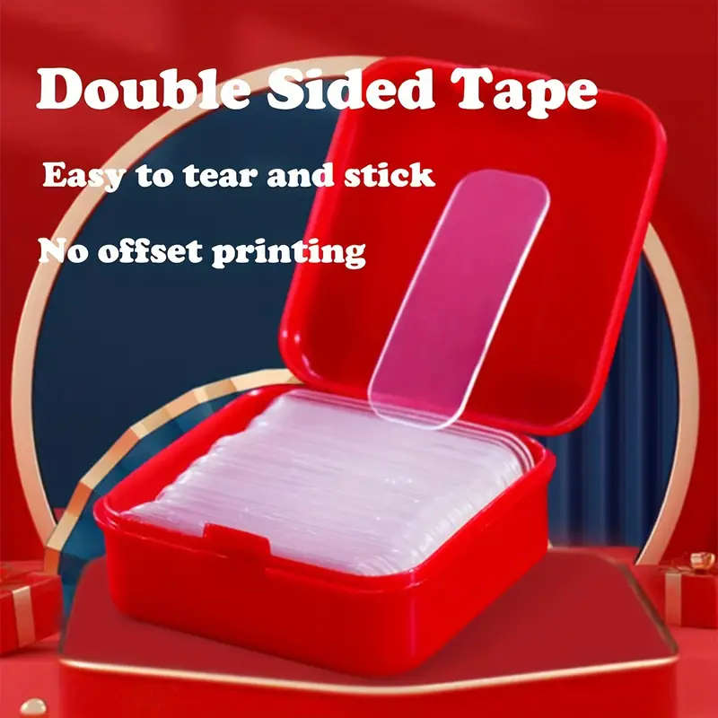 Box Of 50pcs Multifunctional Double Sided Adhesive Tape Nano Tape