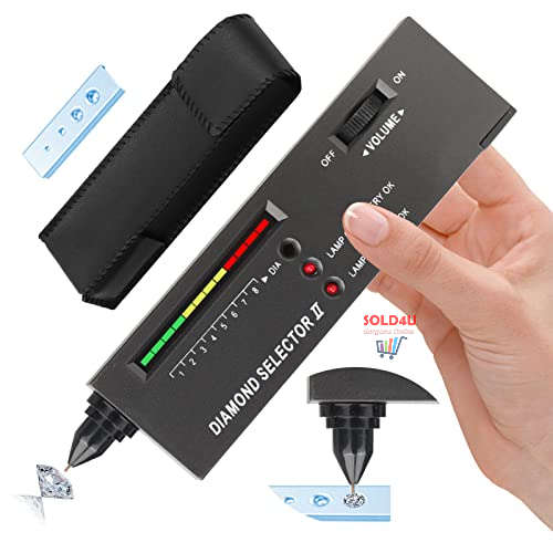 Diamond Tester High Accuracy Professional Selector II 9V Battery Included