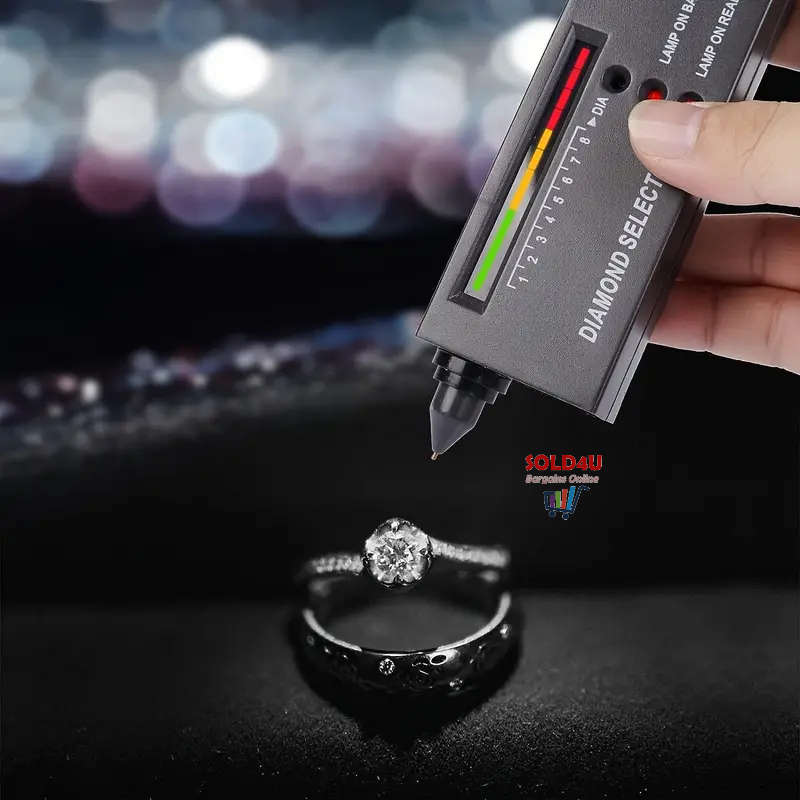 Diamond Tester High Accuracy Professional Selector II 9V Battery Included