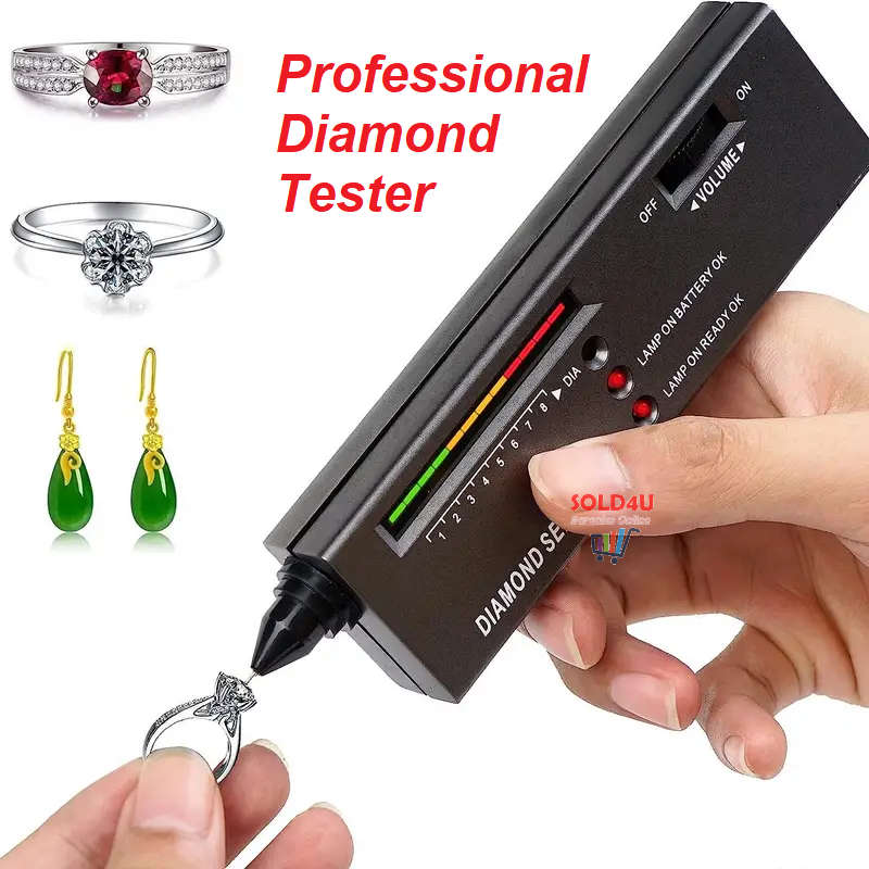 Diamond Tester High Accuracy Professional Selector II 9V Battery Included
