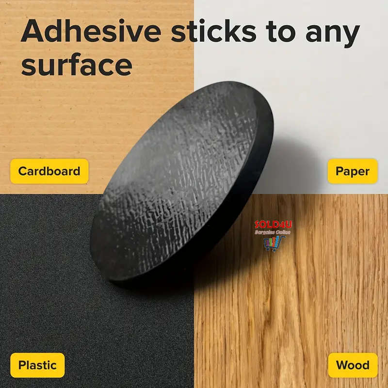 50pcs Self-adhesive Flexible Magnetic Dots, Round Magnetic Stickers