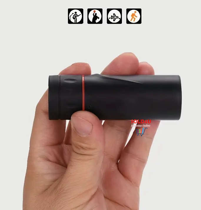 HD Monocular Telescope Hunting Handheld with Pouch - High Power Telescope only 9cm Long