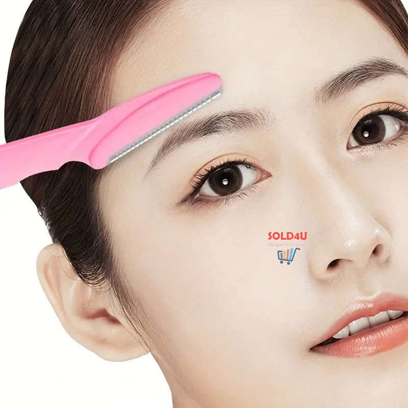 3pcs Eyebrow Trimmer Eyebrow Razor Professional Eyebrow & Facial Hair Trimmer Dermaplaning Tool