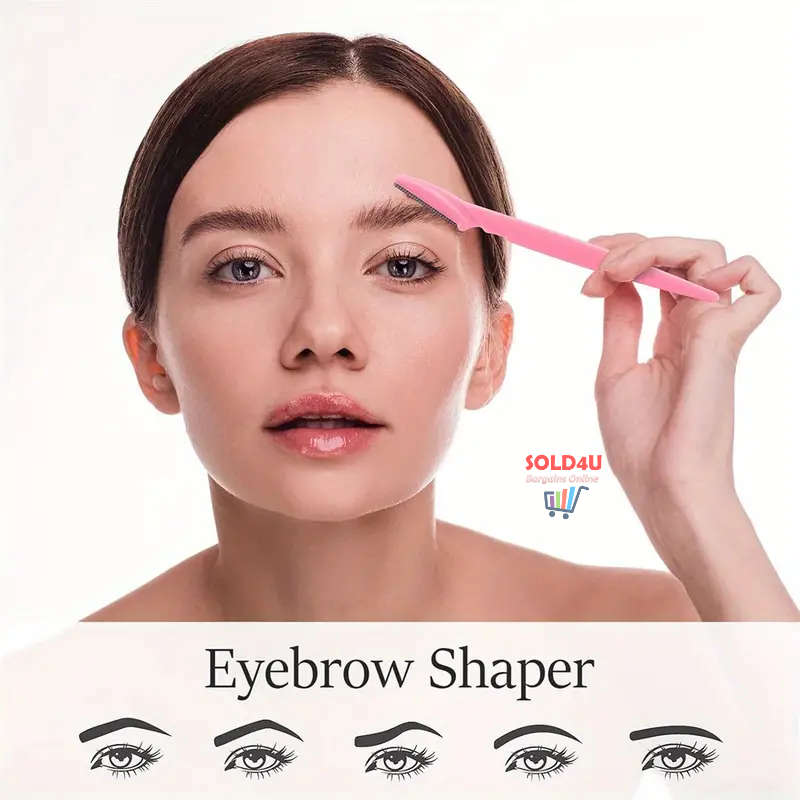 3pcs Eyebrow Trimmer Eyebrow Razor Professional Eyebrow & Facial Hair Trimmer Dermaplaning Tool