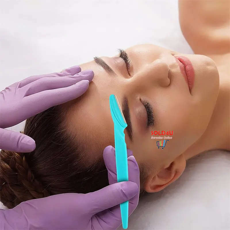 3pcs Eyebrow Trimmer Eyebrow Razor Professional Eyebrow & Facial Hair Trimmer Dermaplaning Tool