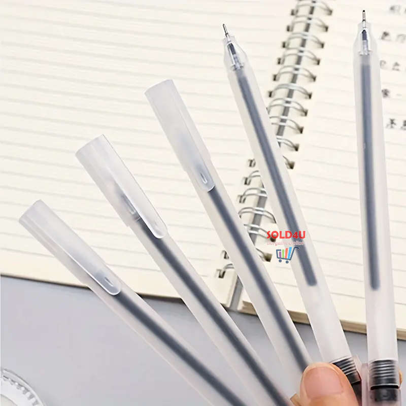 10-Pack Set BLACK Quick-Drying 0.5mm Needle Tube Gen Pens (1 bid gets 10 Pens)