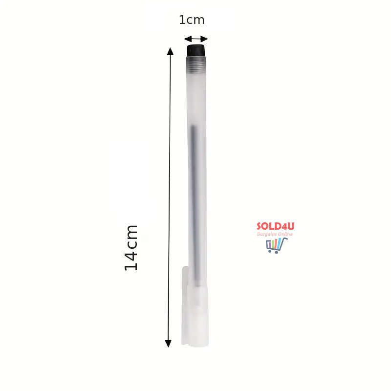 10-Pack Set BLACK Quick-Drying 0.5mm Needle Tube Gen Pens (1 bid gets 10 Pens)