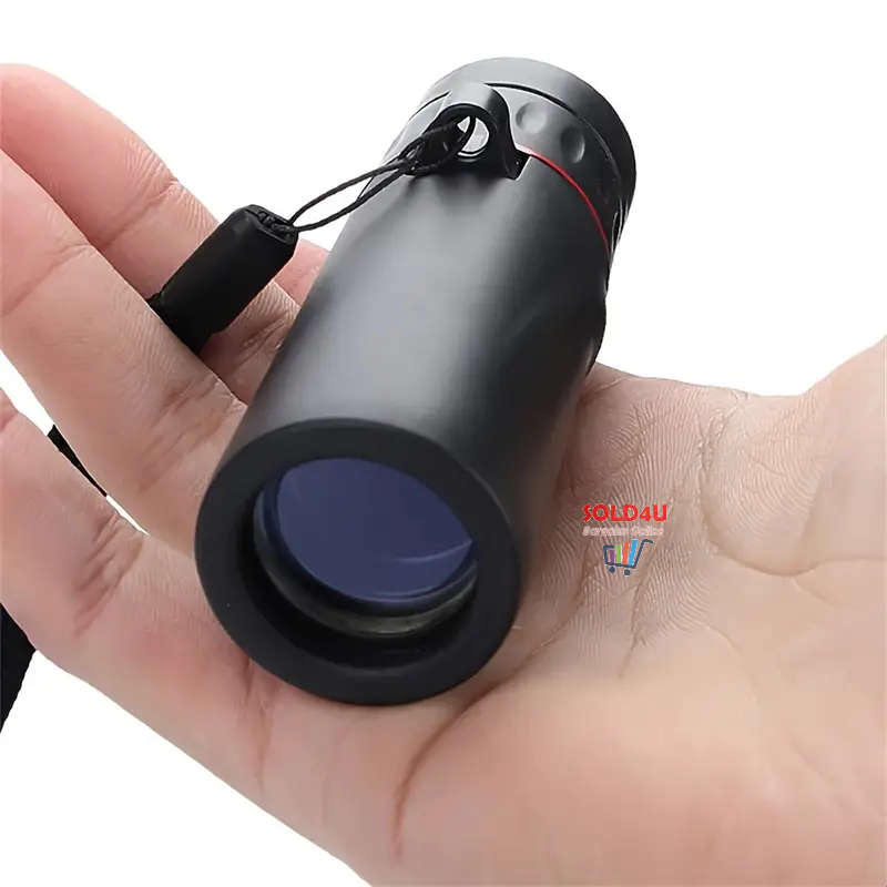 HD Monocular Telescope Hunting Handheld with Pouch - High Power Telescope only 9cm Long