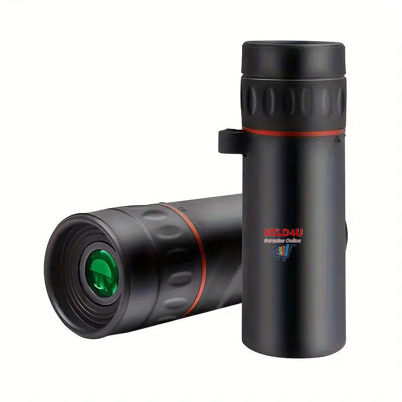 HD Monocular Telescope Hunting Handheld with Pouch - High Power Telescope only 9cm Long