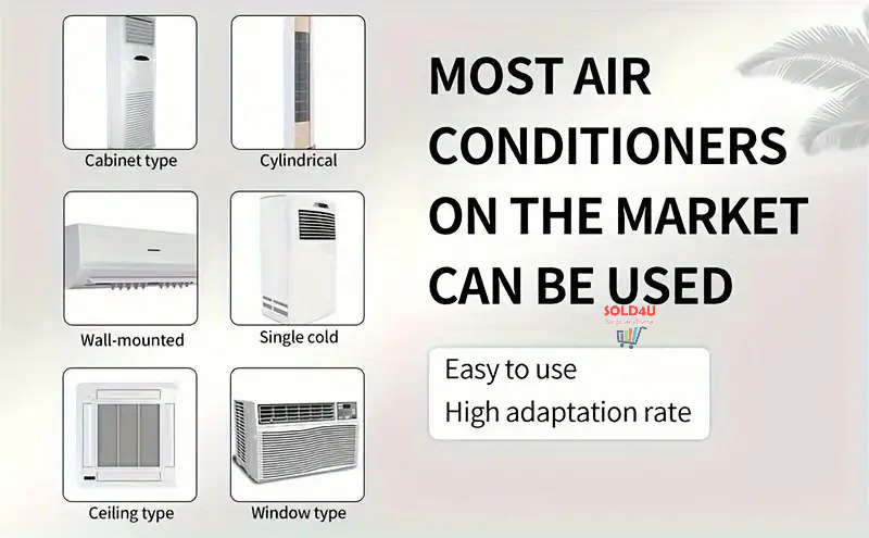 Universal Aircon Remote Control - Compatible With Multiple Brands And Models - 1000 in 1
