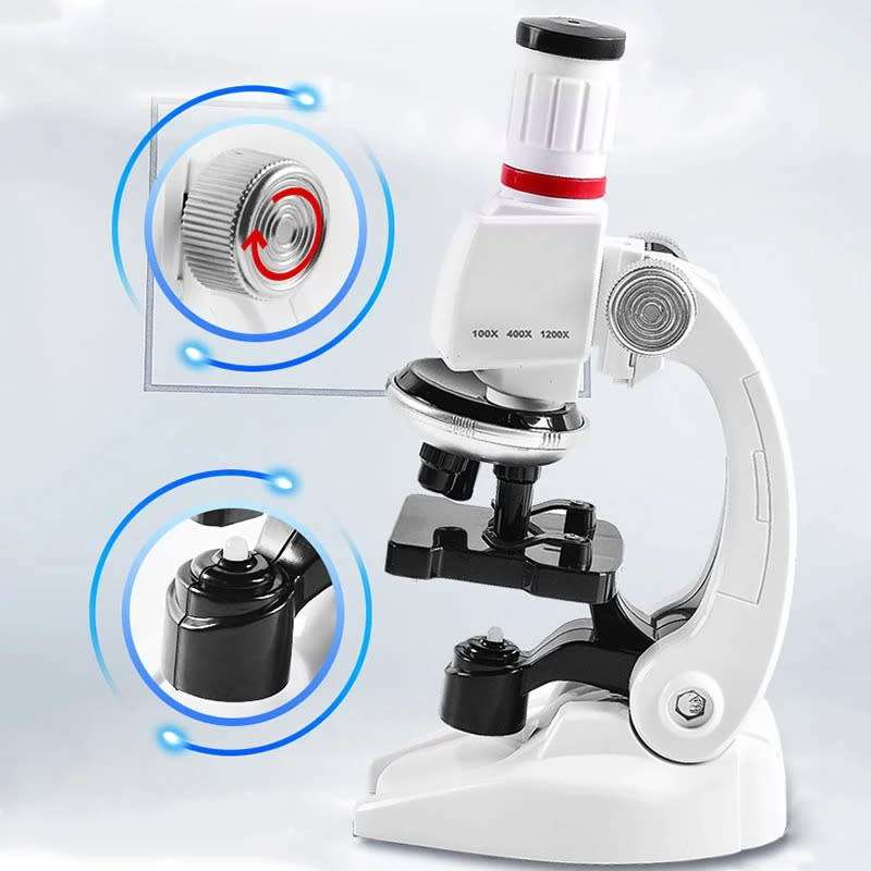 1200X Toy Biological Microscope with Cellphone Mount