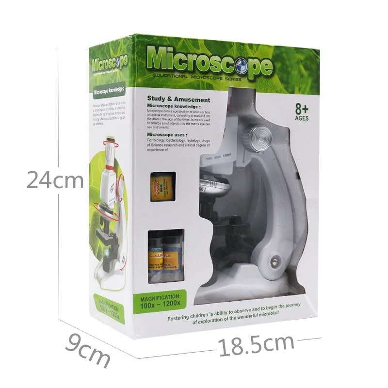 1200X Toy Biological Microscope with Cellphone Mount