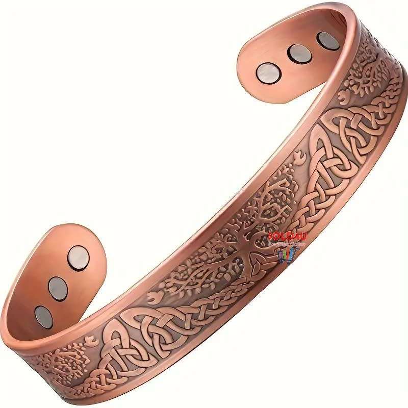 Copper Magnetic Bracelet For Men Life Of Tree