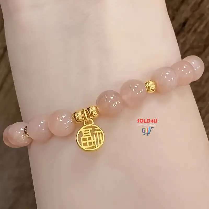 Lucky Fu Charm Beaded Bracelet Feng Shui Good Luck Bracelet