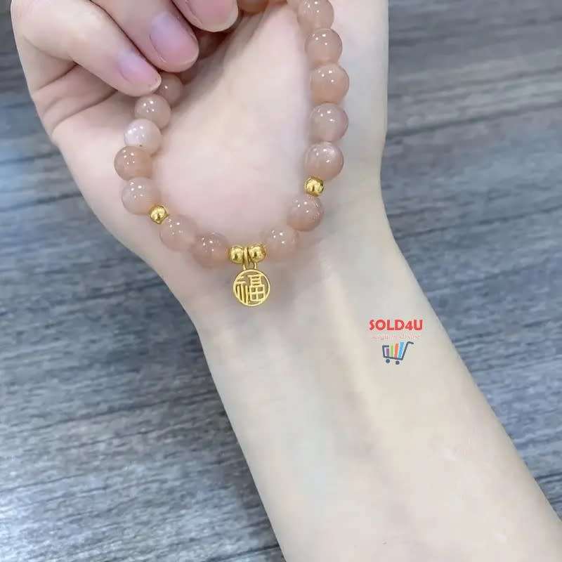 Lucky Fu Charm Beaded Bracelet Feng Shui Good Luck Bracelet