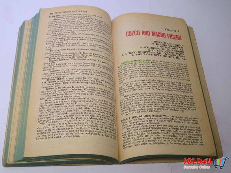 South America on $10 a Day - 1975-76 EDITION - Arnold & Harriet Greenberg