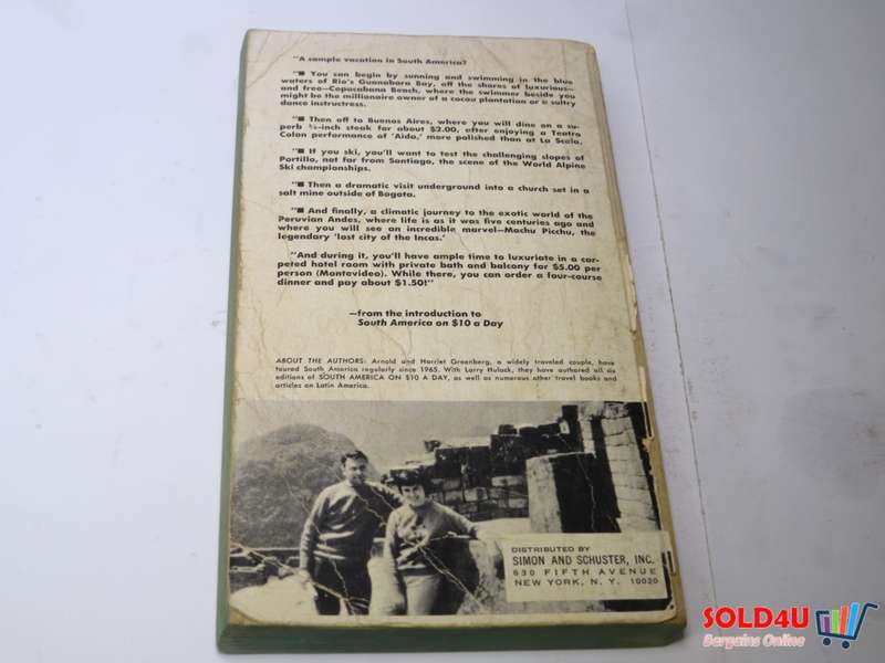 South America on $10 a Day - 1975-76 EDITION - Arnold & Harriet Greenberg