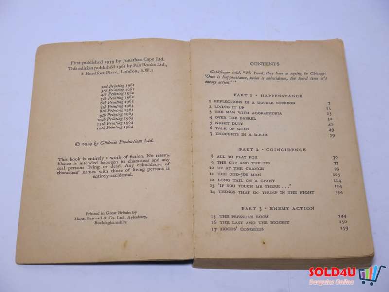 James Bond - Gold Finger - Ian Fleming